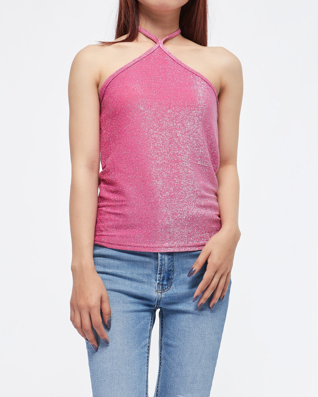 MOI OUTFIT-Lady Crop Top Tie Back 13.90