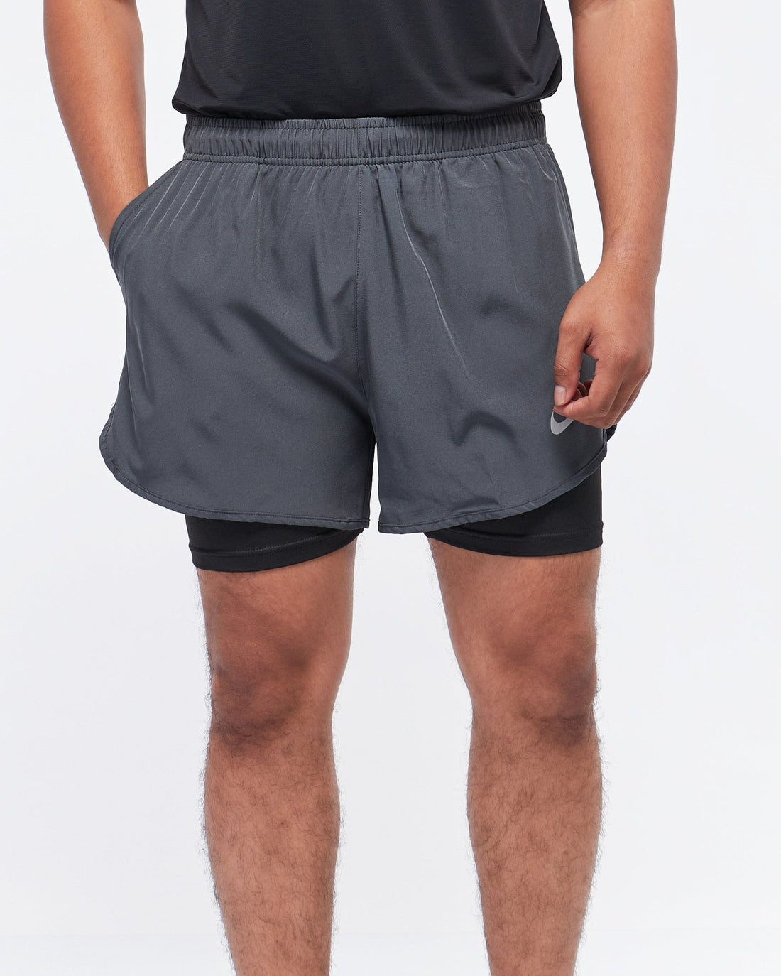 MOI OUTFIT-Lightweight Running 2 in 1 Men Sport Shorts 13.90