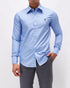 MOI OUTFIT-Logo Embroidered Men Shirt Long Sleeve 19.90