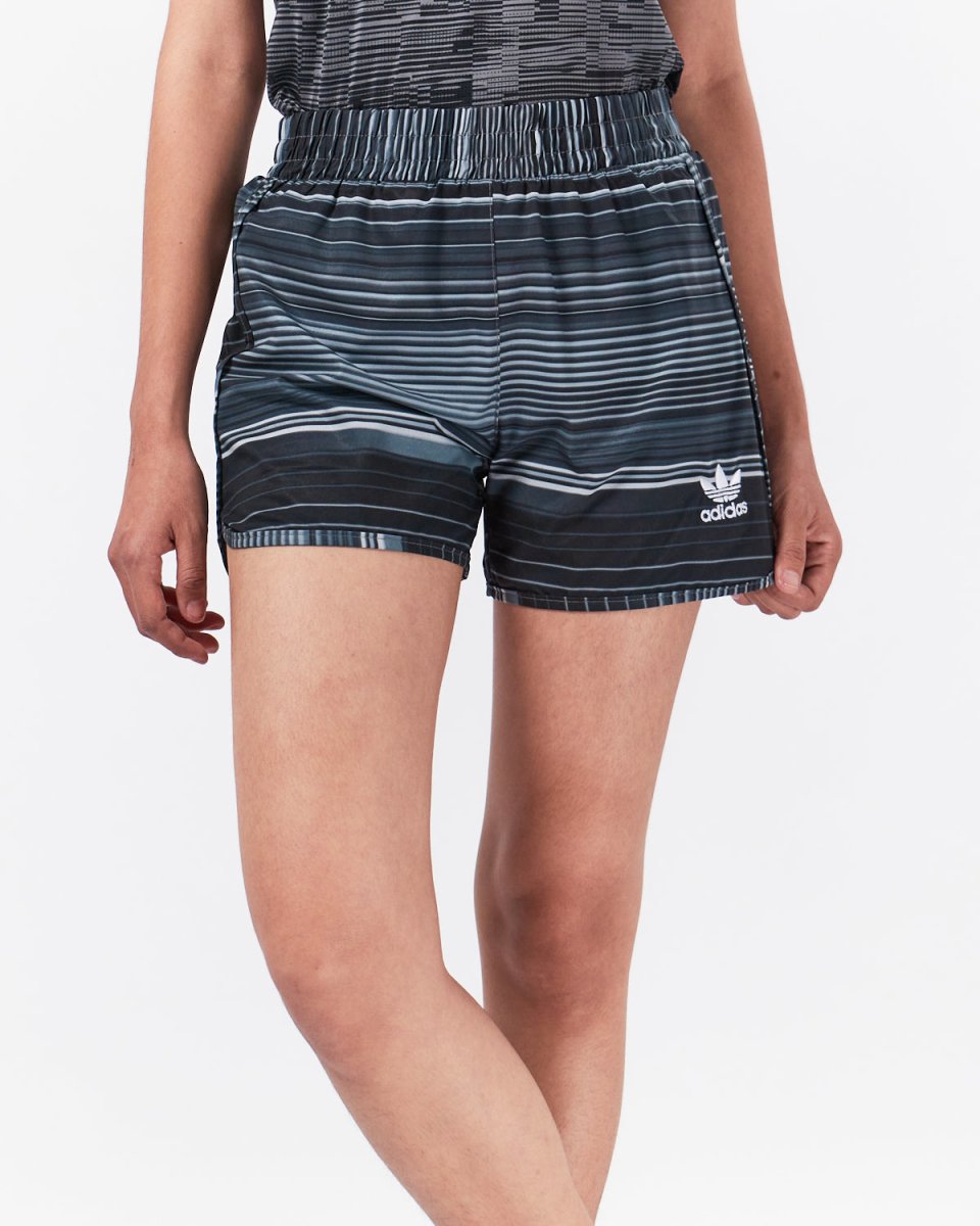 MOI OUTFIT-Logo Embroidered Stripes Lady Short Sport 10.90