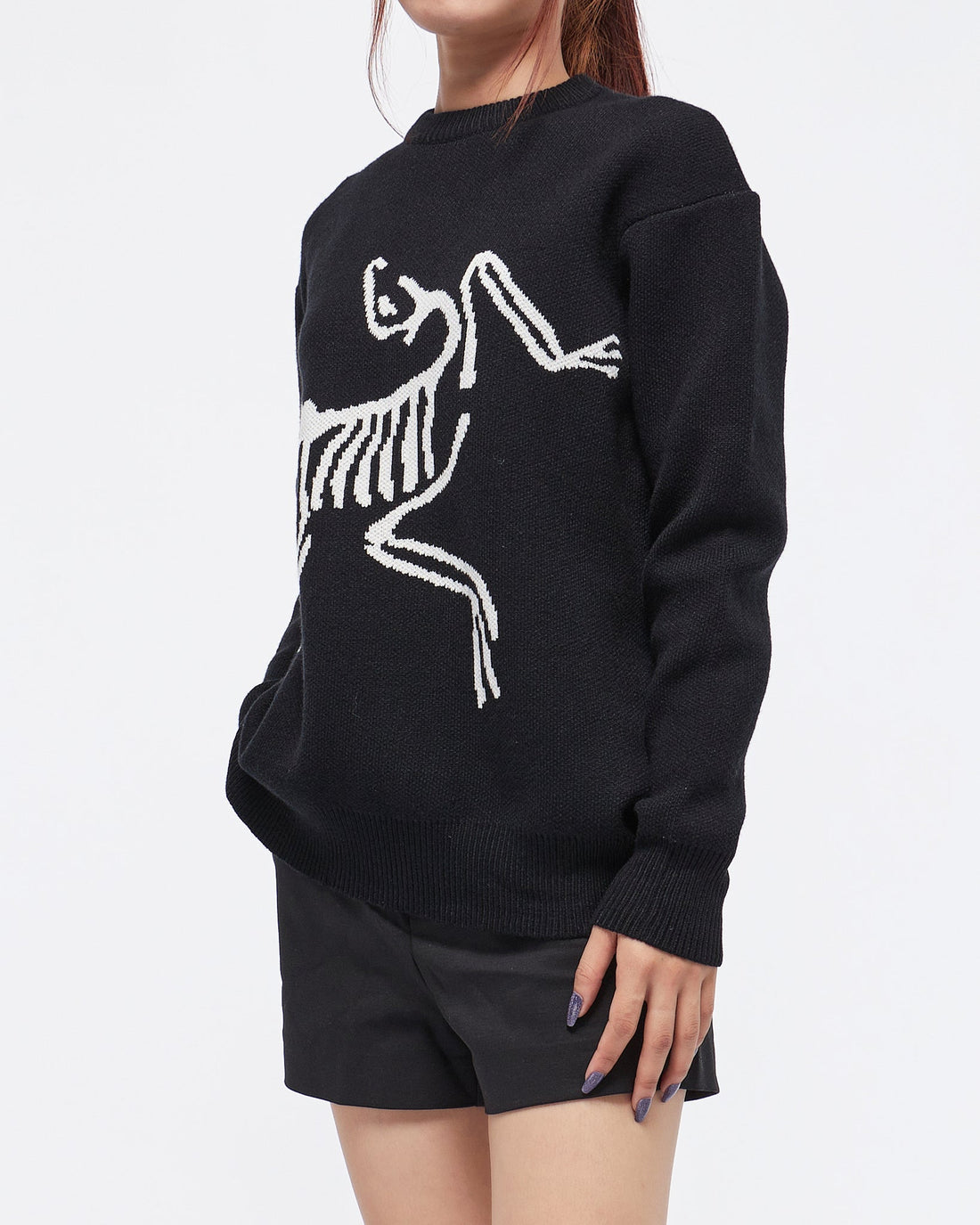 MOI OUTFIT-Logo Embroidered Unisex Knit Sweater 39.90