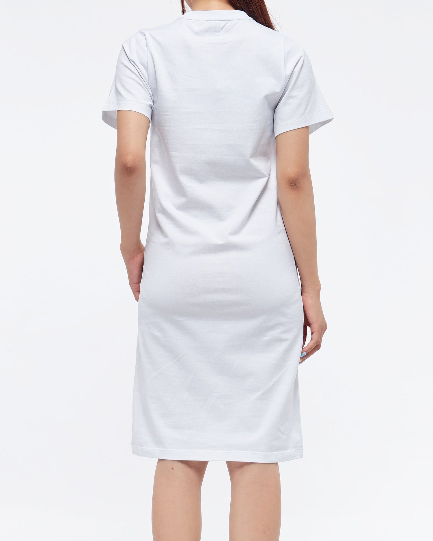 MOI OUTFIT-Logo Printed Lady T-Shirt Dress 17.90