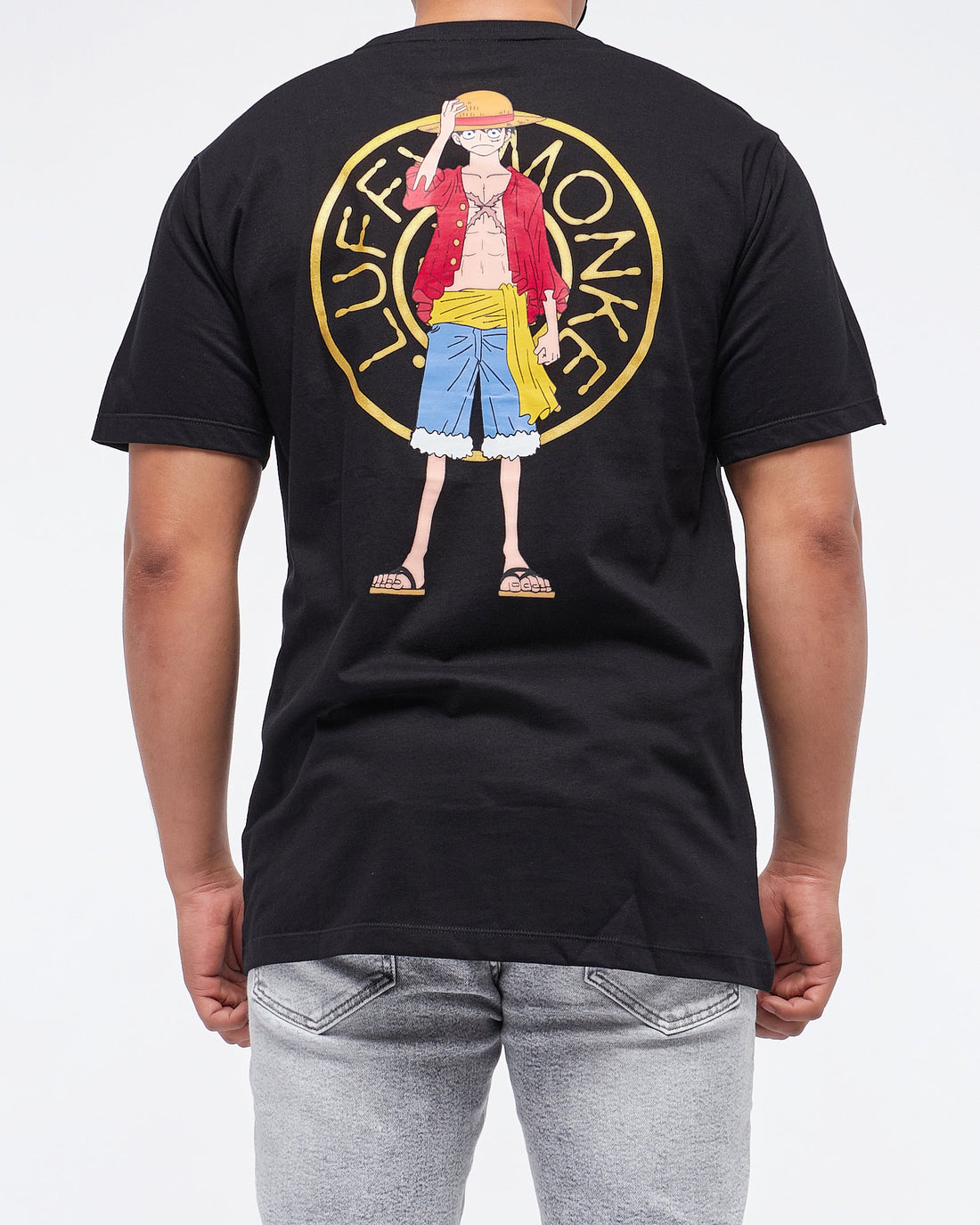 MOI OUTFIT-Luffy D Monkey Men T-Shirt 16.90