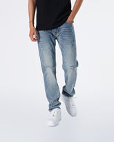 MOI OUTFIT-LV Logo Embroidered Men Jeans 68.90