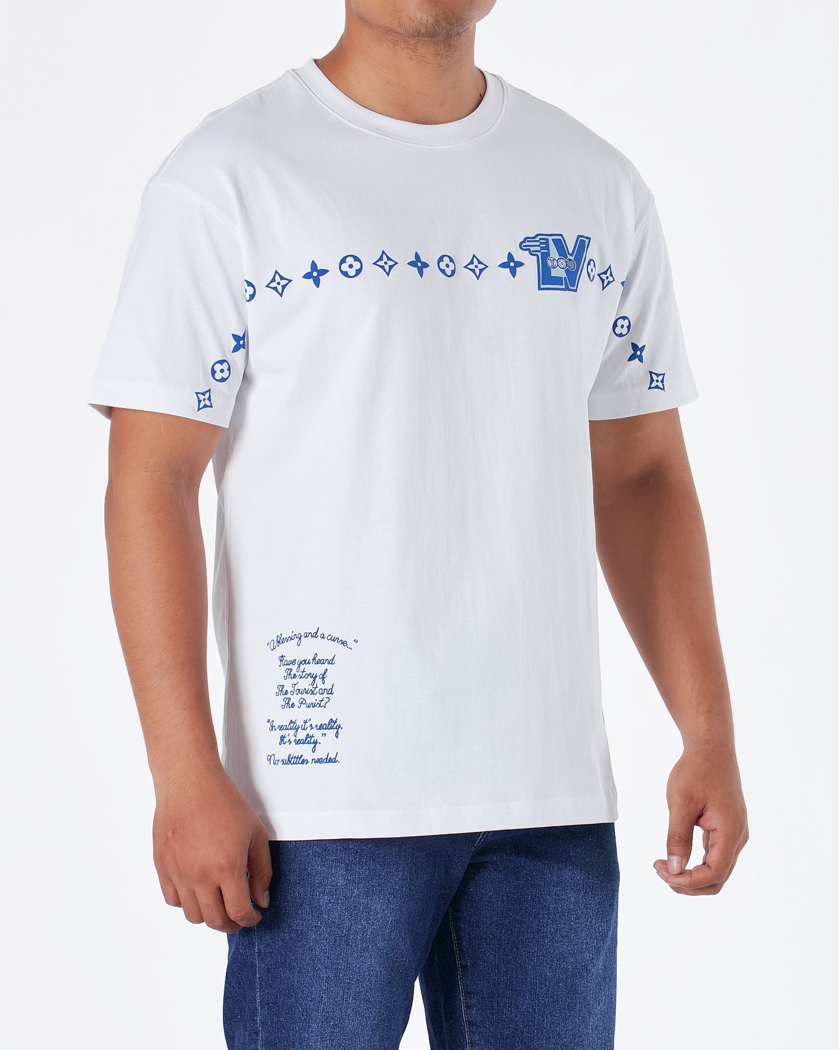 LV Logo Printed Men T-Shirt 49.90 - MOI OUTFIT