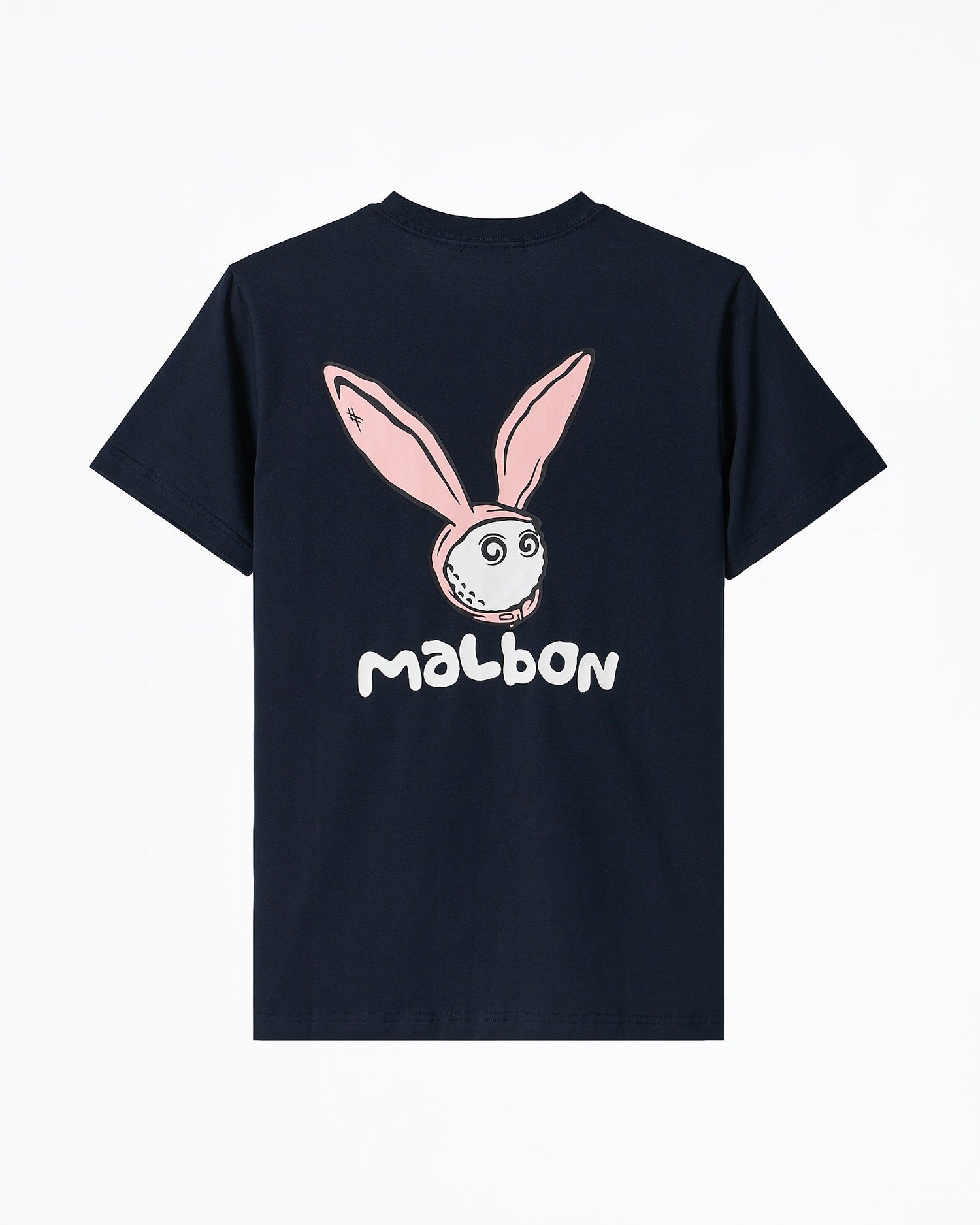 MOI OUTFIT-MAL Bunny Back Printed Unisex Blue T-Shirt 17.90