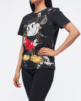MOI OUTFIT-Mickey Mouse Printed Lady T-Shirt 15.50