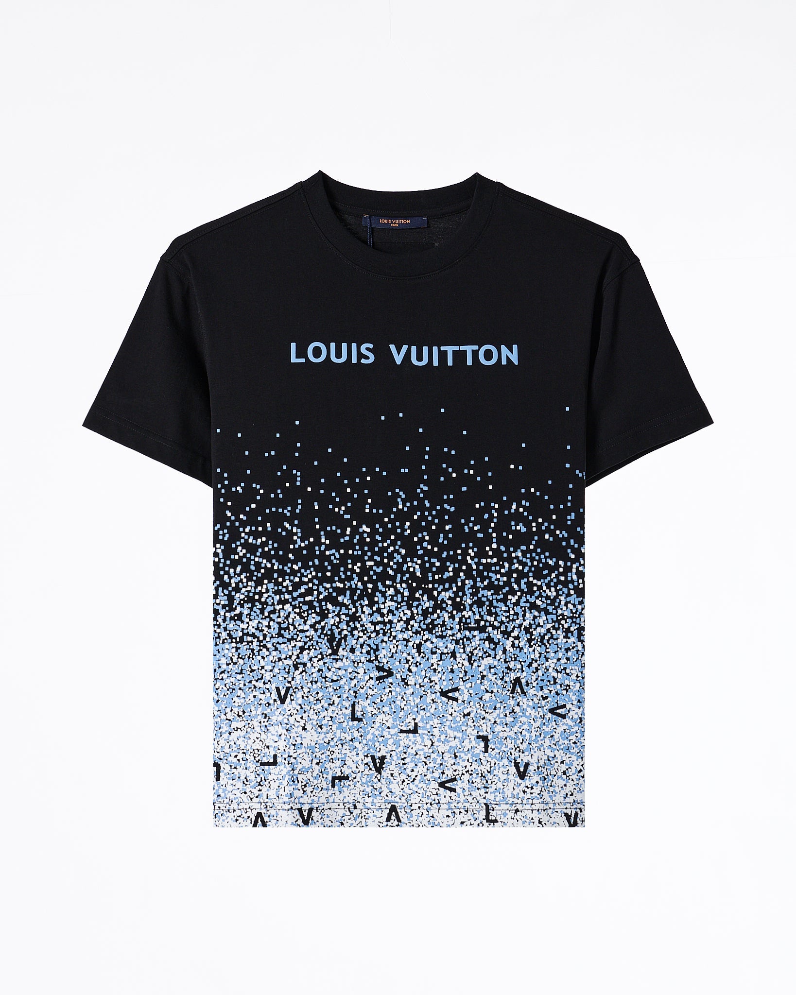 LOUIS VUITTON LV MONOGRAM GRADIENT BLACK WHITE T SHIRT