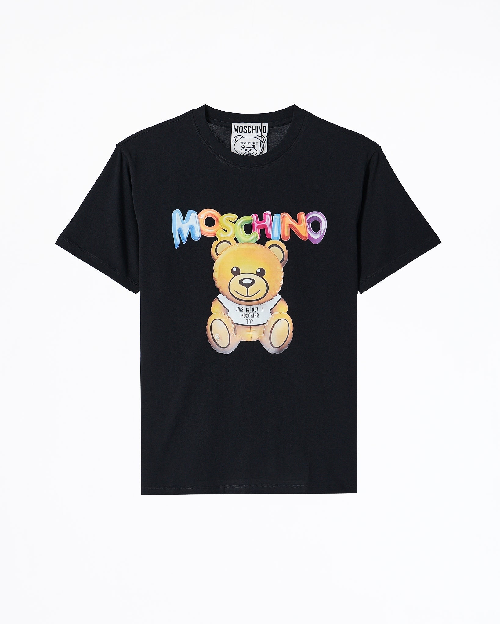 MOI OUTFIT-MOS Teddy Bear Unisex Black T-Shirt 23.90