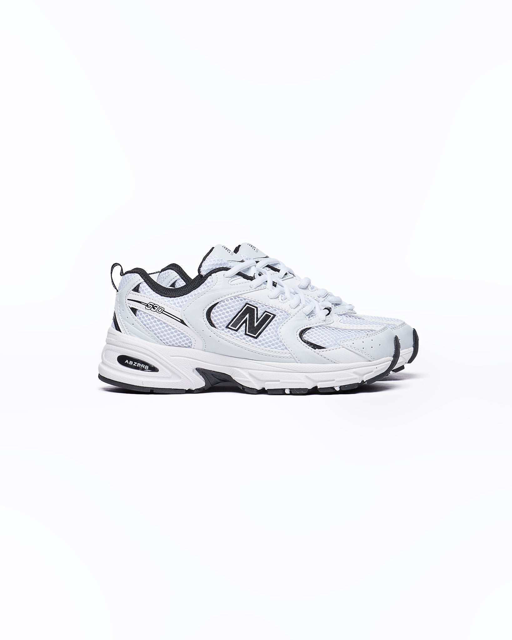 MOI OUTFIT-NB 530 White Black Runners Shoes 69.90