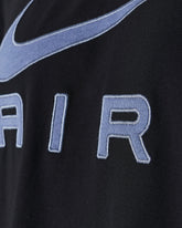 MOI OUTFIT-NIK Air Embroidered Men Black T-Shirt 16.90