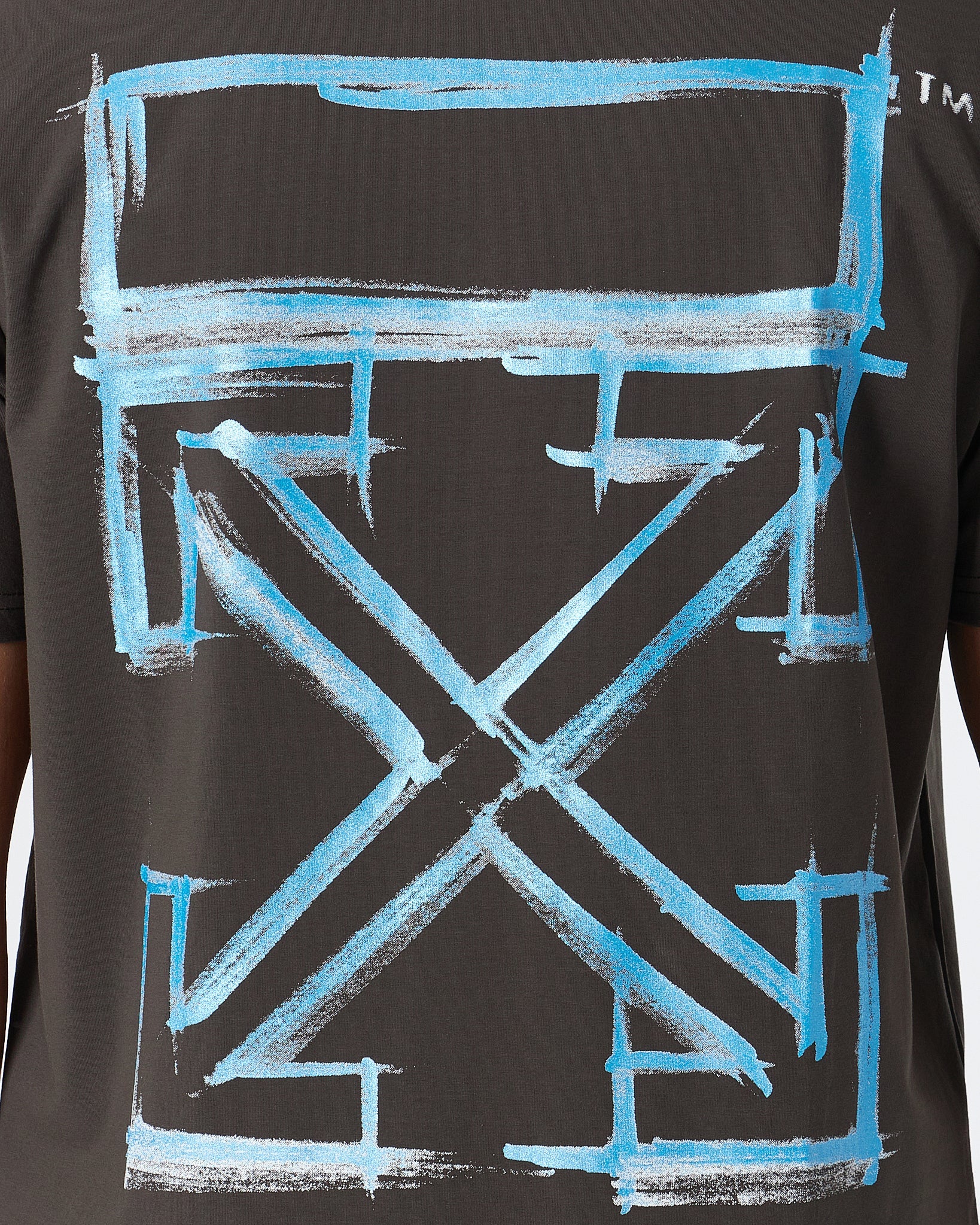 OW Back Cross Arrow Men Grey T-Shirt 18.90 - MOI OUTFIT