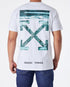 MOI OUTFIT-OW Cross Back Arrow Men White T-Shirt 16.90