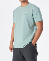 MOI OUTFIT-OW Men Green T-Shirt 17.90