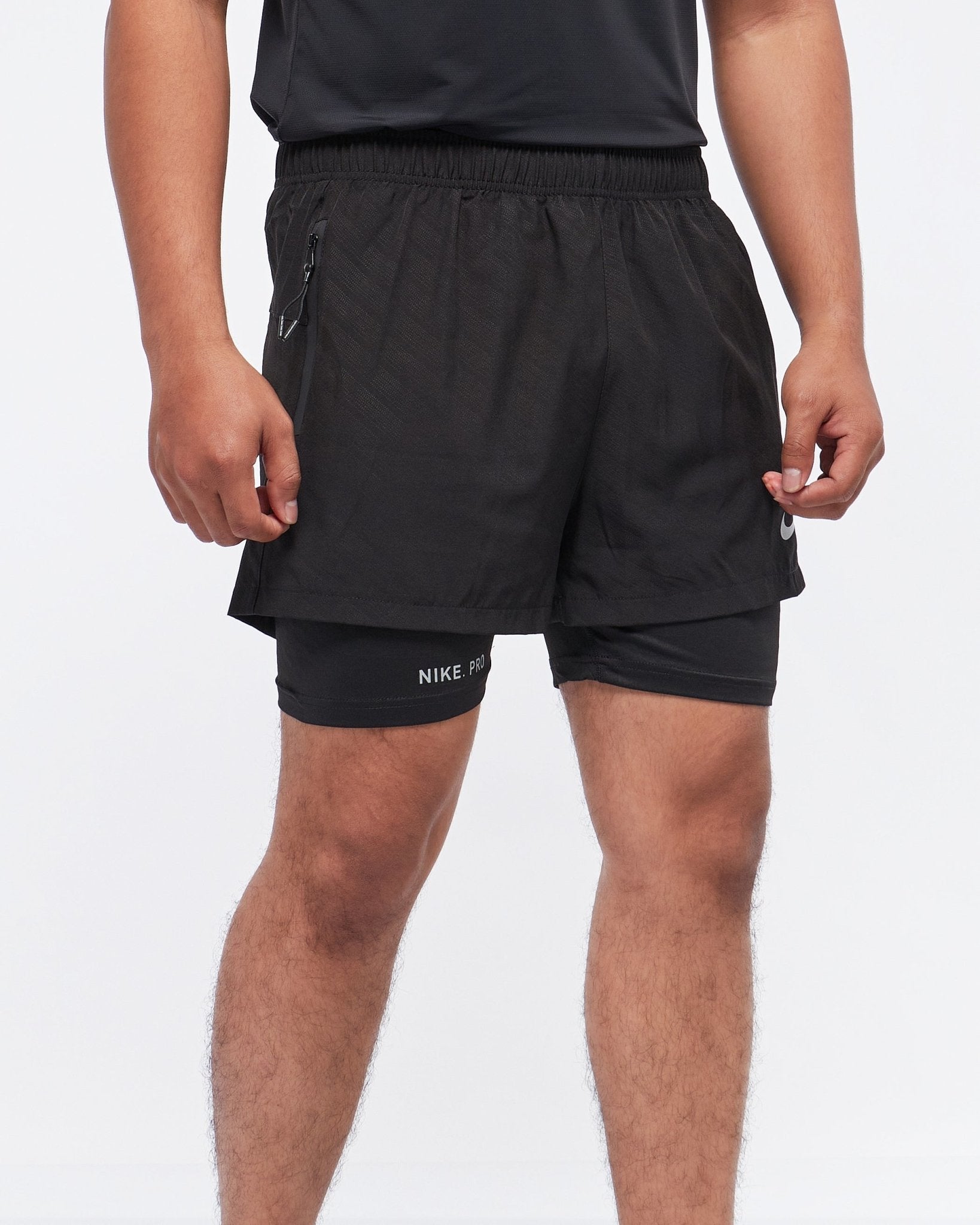 MOI OUTFIT-Pro Running 2 in 1 Men Sport Shorts 14.50