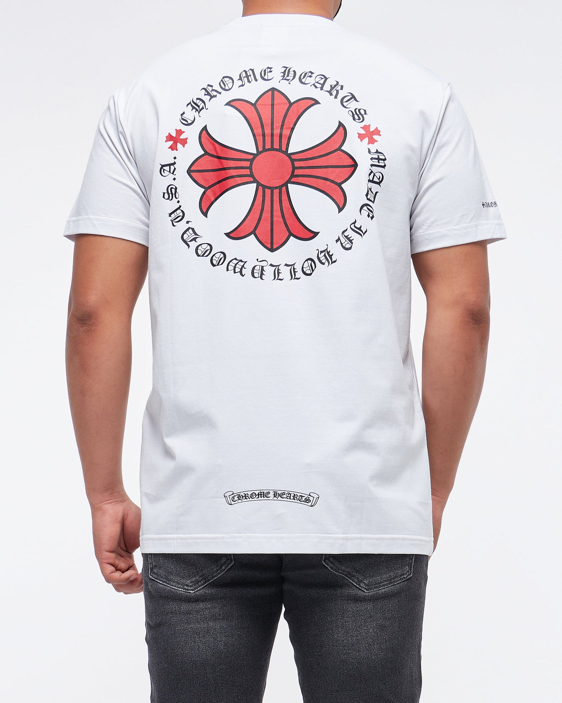 MOI OUTFIT-Red Cross Back Printed Men T-Shirt 15.90