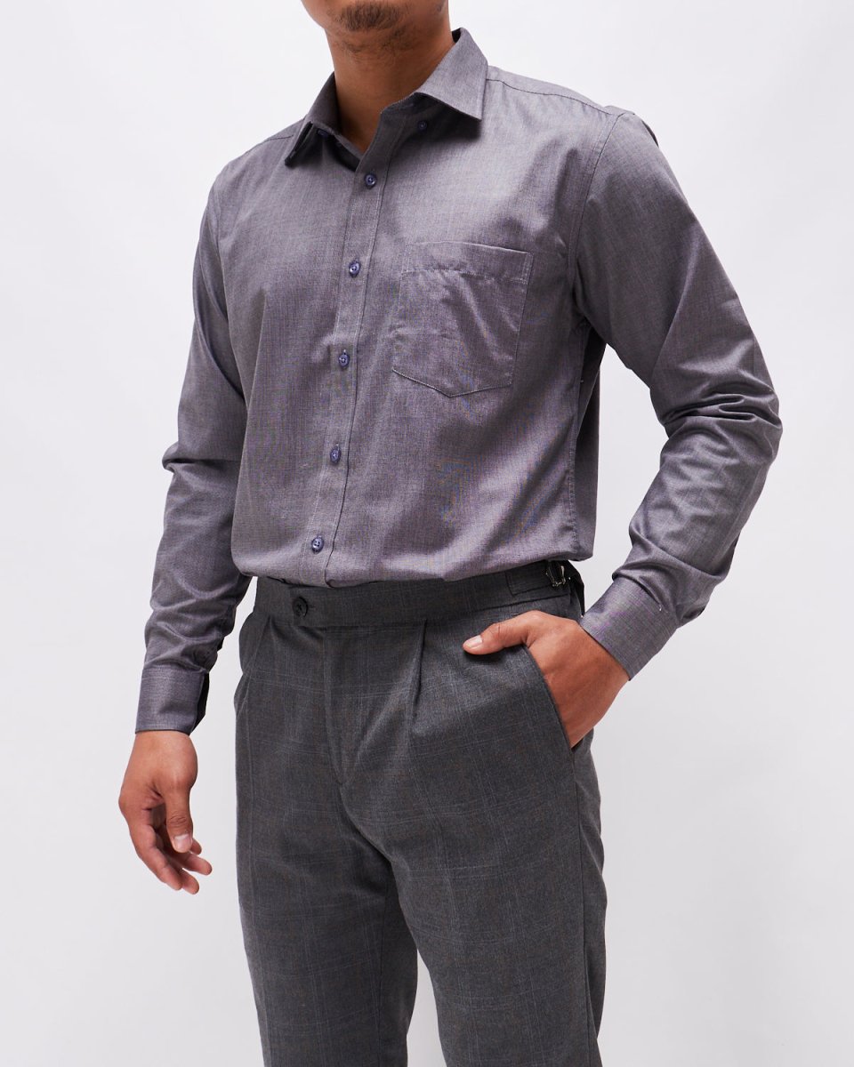 MOI OUTFIT-Regular Fit Men Long Sleeve Shirt 21.90