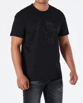 MOI OUTFIT-Rhinestone Medusa Printed Men T-Shirt 54.90