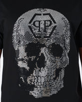 MOI OUTFIT-Rhinestone Skull Printed Men T-Shirt 64.90