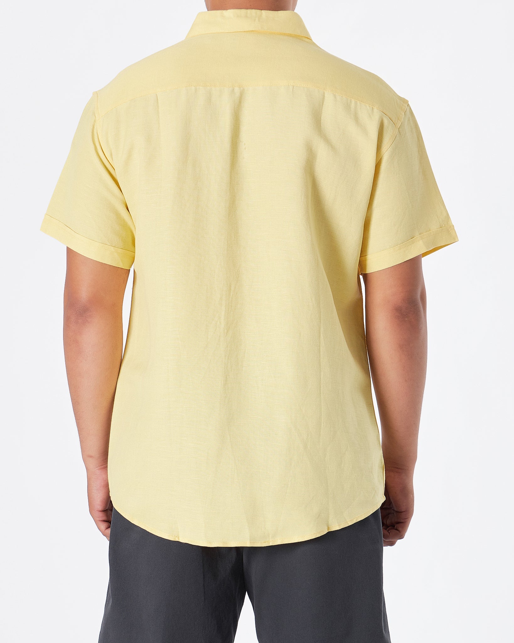 RL Cotton Men Yellow Shirts Short Sleeve 28.90 - MOI OUTFIT