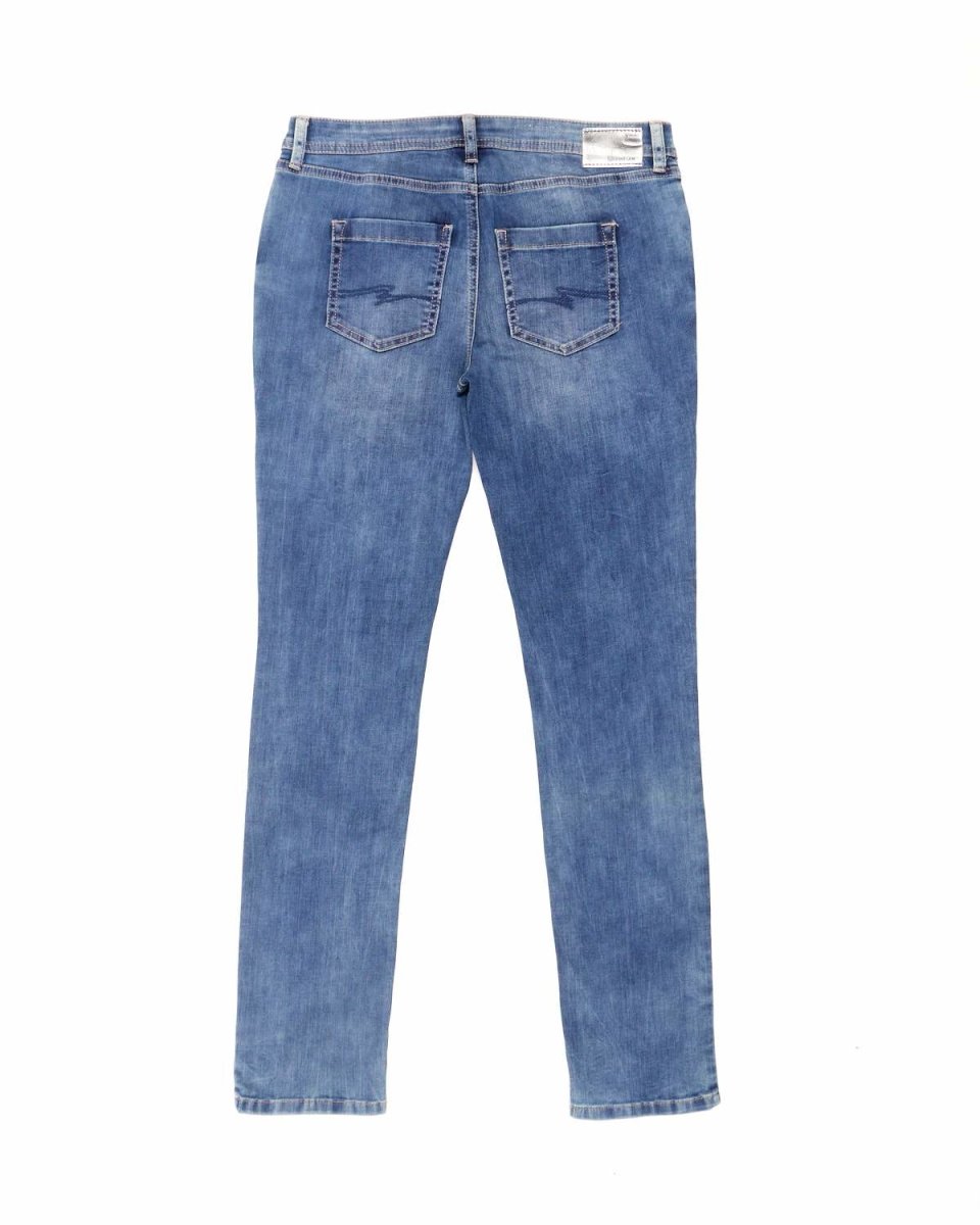 MOI OUTFIT-Side Dimond High Rise Lady Jeans 17.50