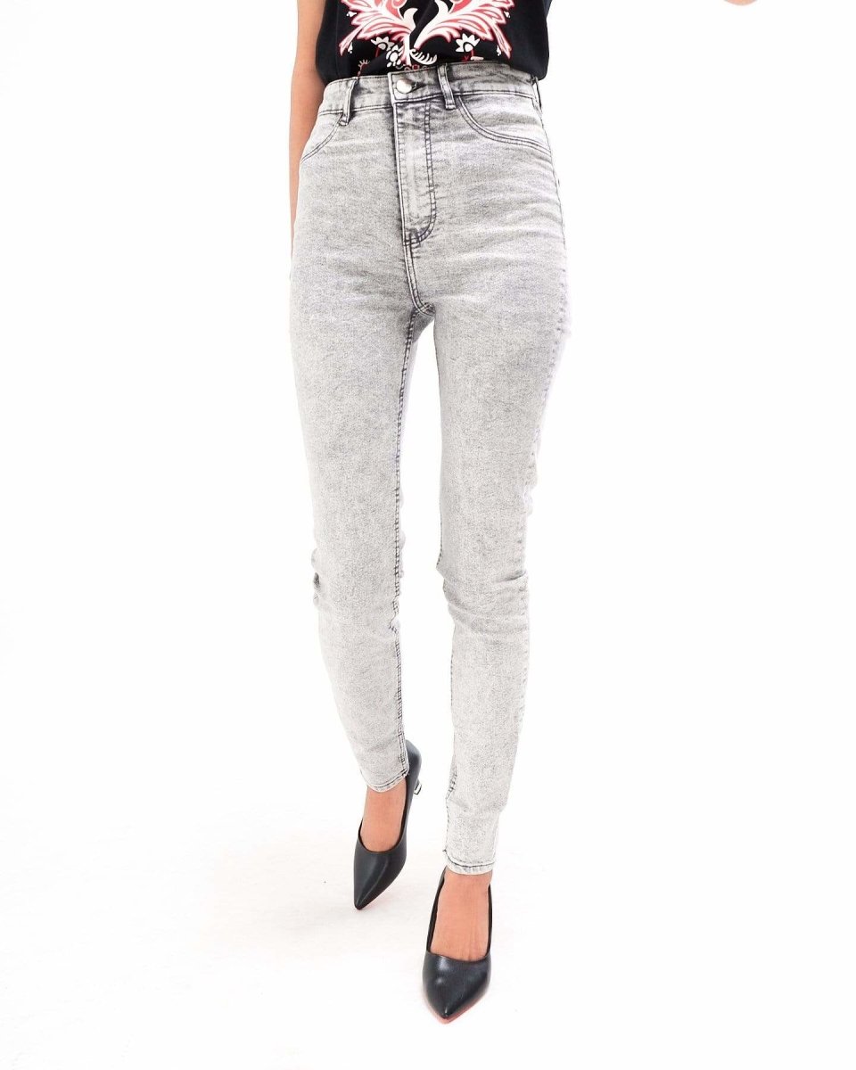 MOI OUTFIT-Slim Fit Lady High Waist Mom Jean 14.50
