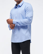 MOI OUTFIT-Slim Fit Men Shirts Long Sleeve 17.90