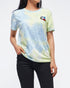 MOI OUTFIT-Snoopy Embroidered Gradient Color Lady T-Shirt 14.90