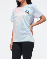 MOI OUTFIT-Snoopy Embroidered Gradient Color Lady T-Shirt 14.90