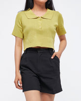 MOI OUTFIT-Soft Knit Lady Polo Shirt 13.90