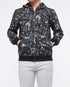 MOI OUTFIT-Space Camo Over Printed Men Hoodie Zipped 38.90