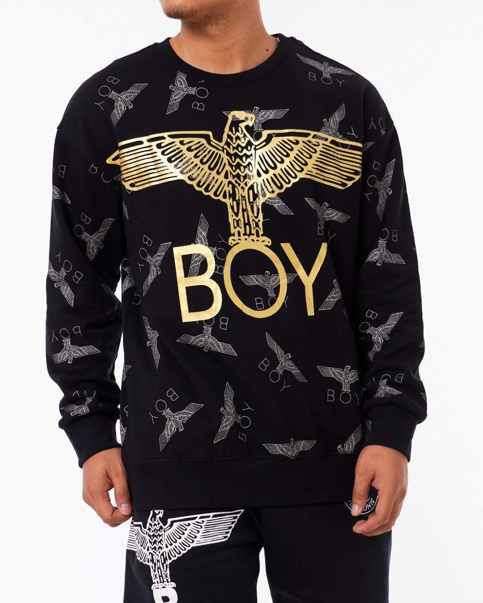 MOI OUTFIT-Stand Eagle Over Printed Men Sweater 32.90