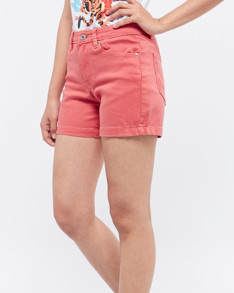 MOI OUTFIT-Stretchable Candy Color Lady Short Jeans 13.90