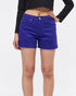 MOI OUTFIT-Stretchy Candy Color Lady Short Jeans 13.90