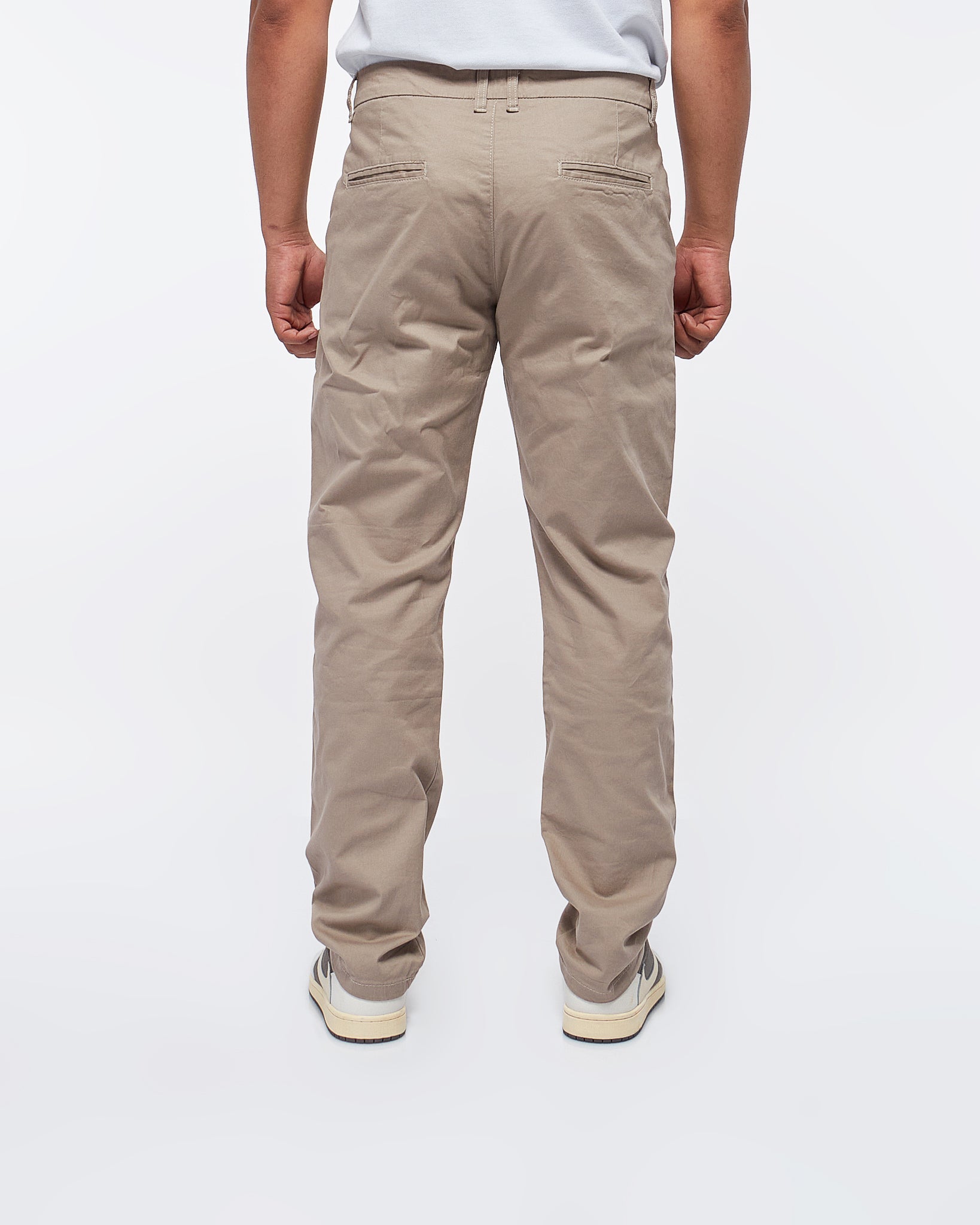 MOI OUTFIT-Stretchy Men Khaki Pants 24.90