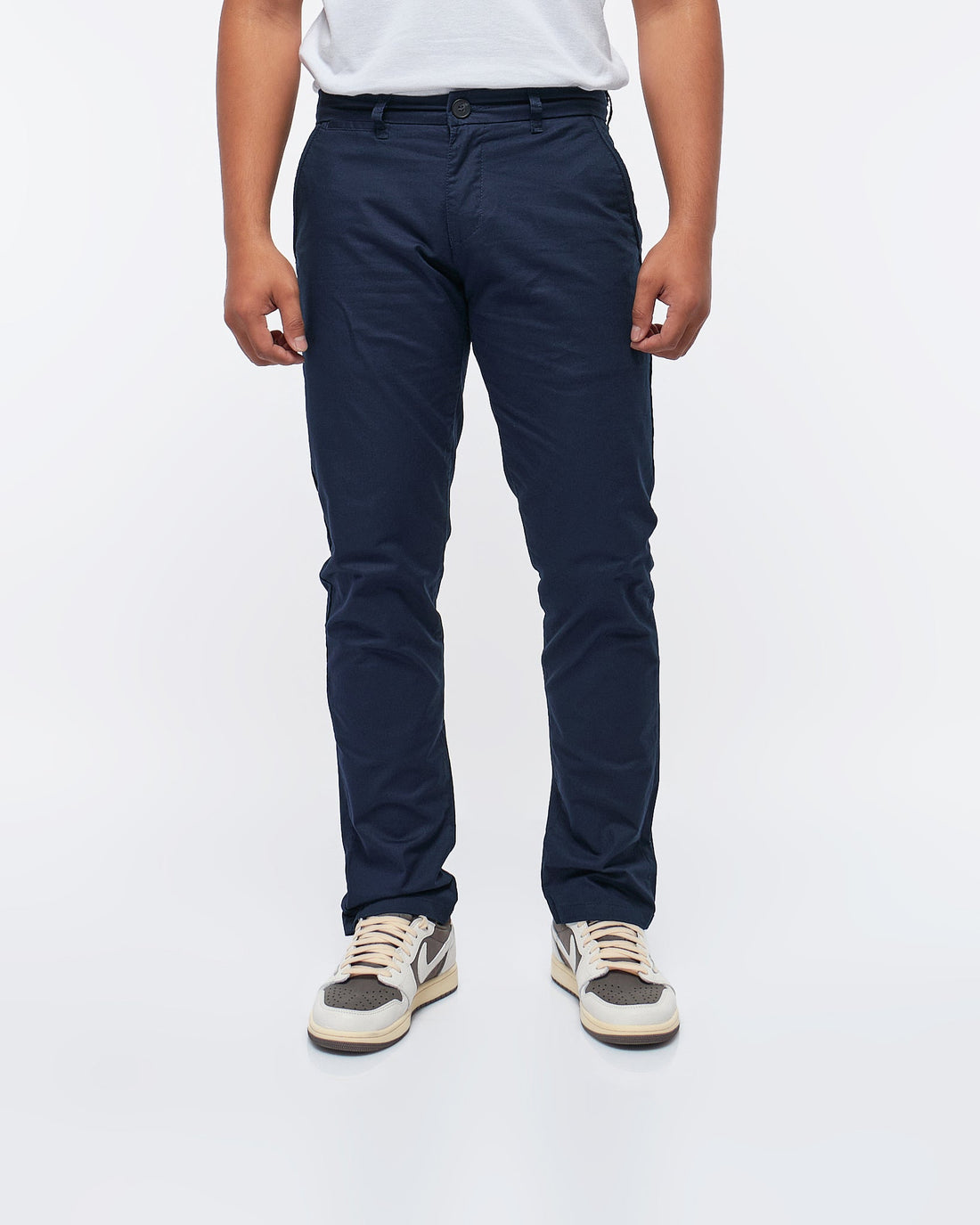 MOI OUTFIT-Stretchy Men Khaki Pants 24.90