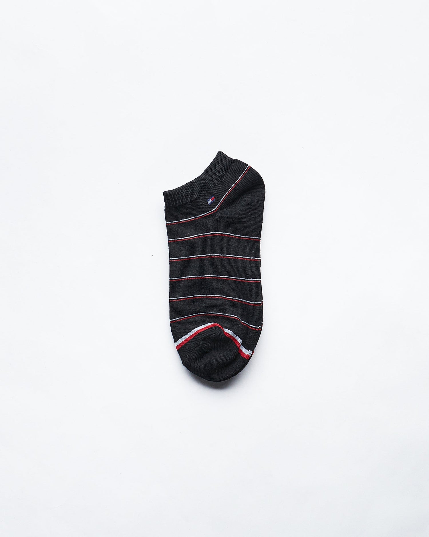 MOI OUTFIT-Striped Over Printed Low Cut 3 Pairs Socks 7.90
