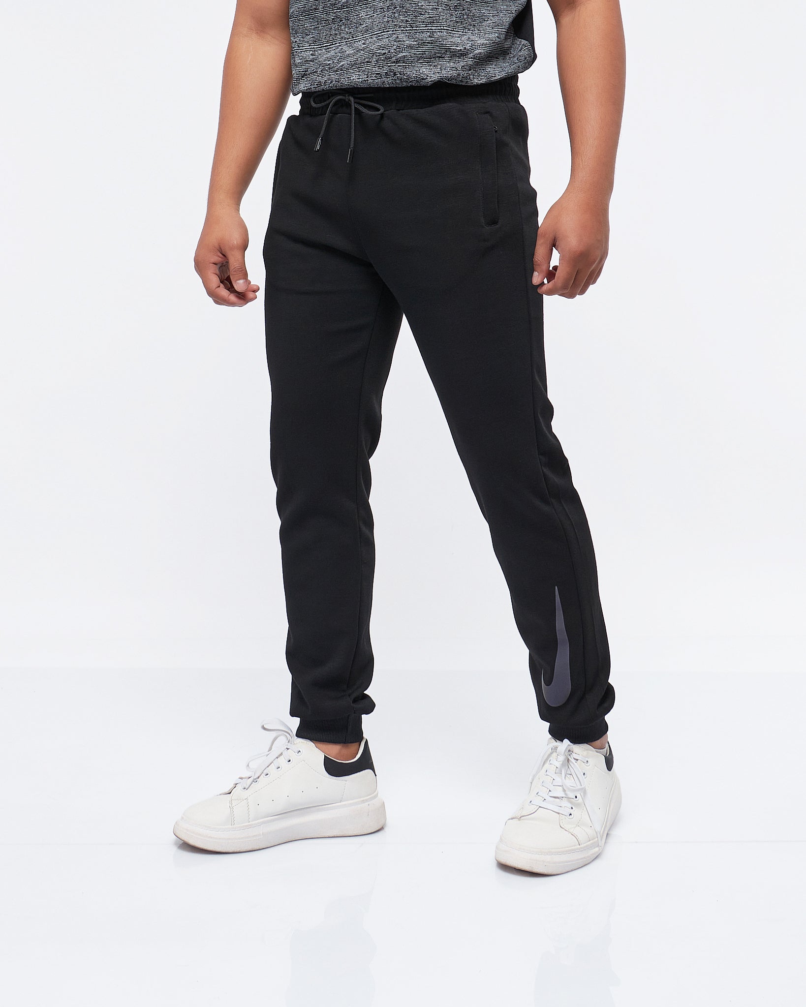 Mens zip ankle online joggers