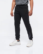 MOI OUTFIT-Swooh Ankle Printed Men Joggers 15.90