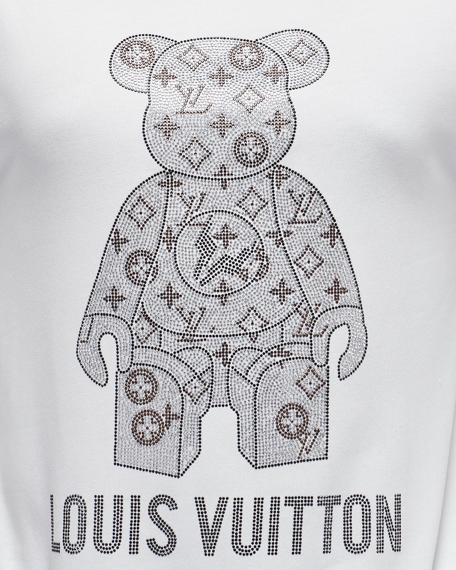 MOI OUTFIT-Teddy Bear Bling Bling Unisex Sweater 32.90