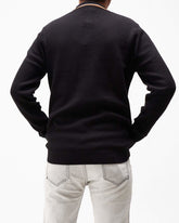 MOI OUTFIT-Tipped Men Long Sleeve Polo Shirt 15.90