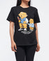 MOI OUTFIT-Twin Teddy Bear Printed Lady T-Shirt 15.90