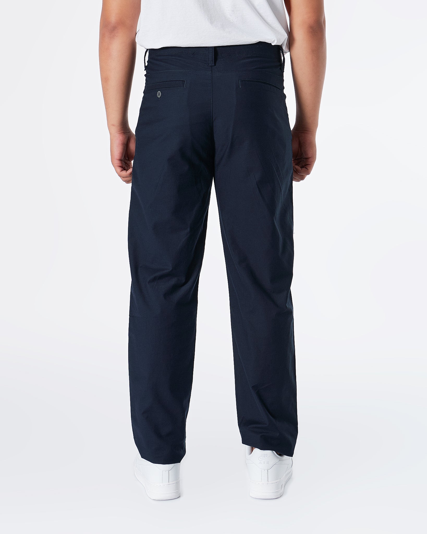 MOI OUTFIT-UA Casual Fit Men Dark Blue Khaki Pants 28.90