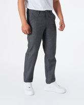 MOI OUTFIT-UA Casual Fit Men Dark Grey Khaki Pants 28.90