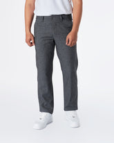 MOI OUTFIT-UA Casual Fit Men Dark Grey Khaki Pants 28.90