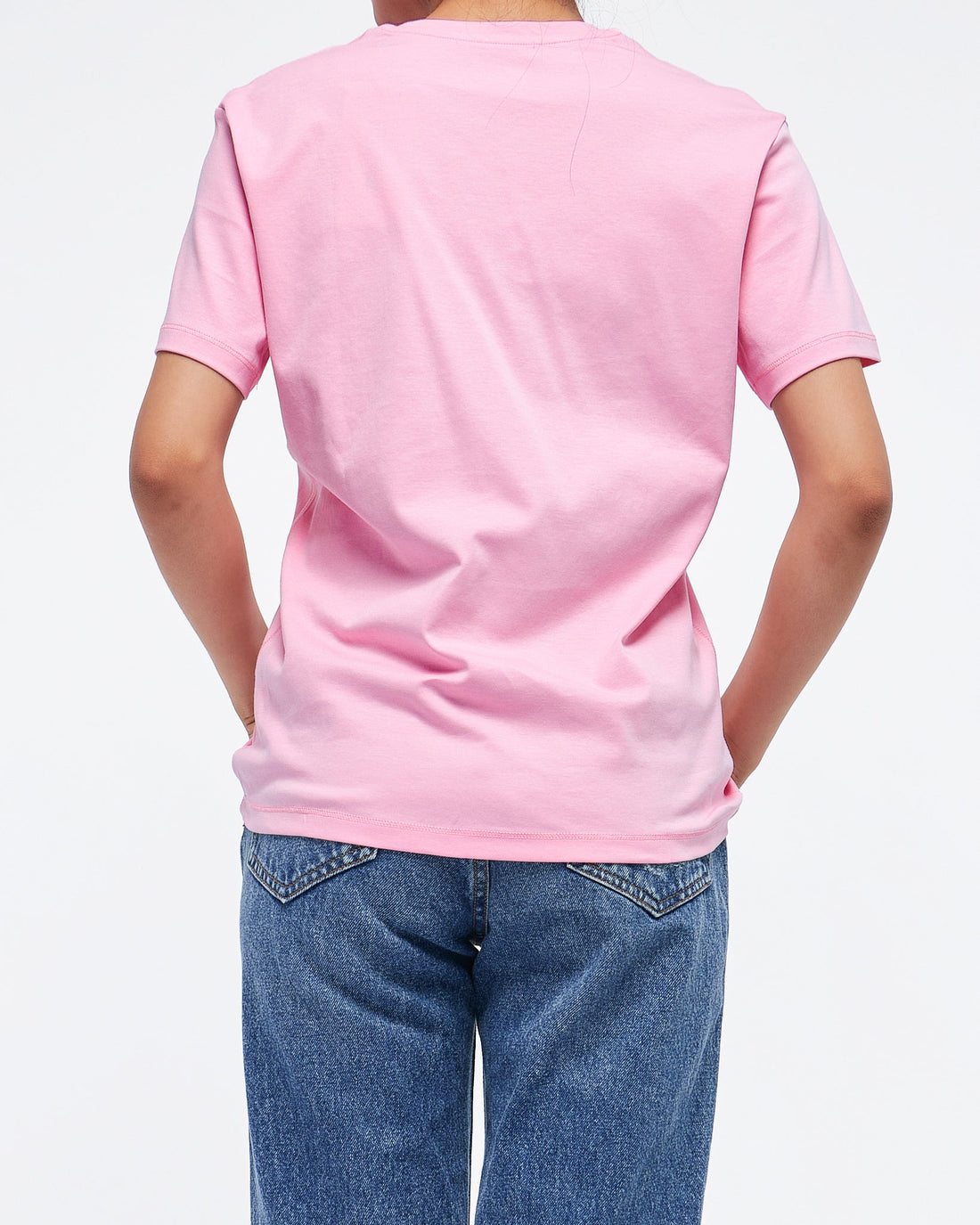 MOI OUTFIT-V Neck Candy Color Lady T-Shirt 22.90