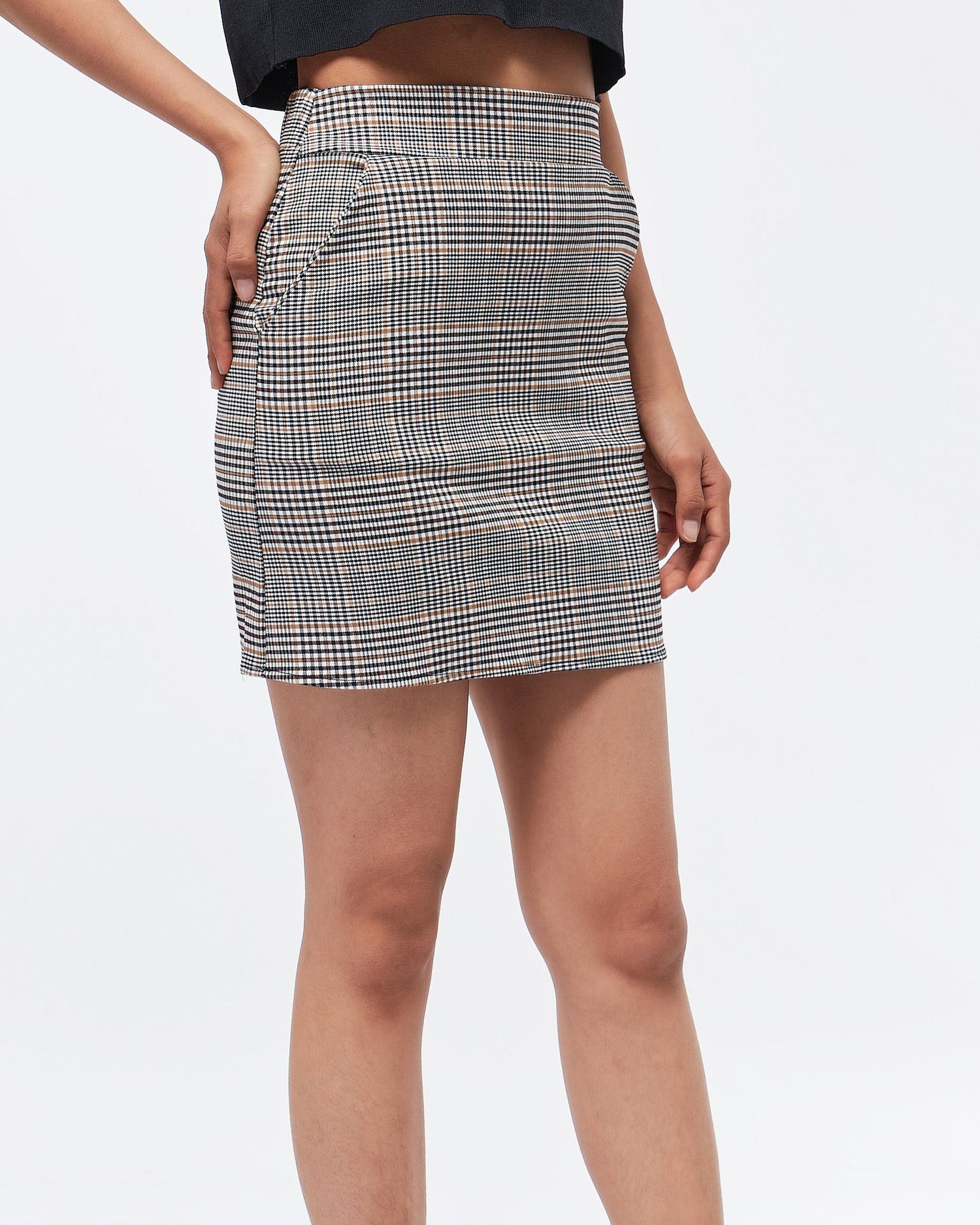MOI OUTFIT-Vintage Checked Lady Skirts 9.90