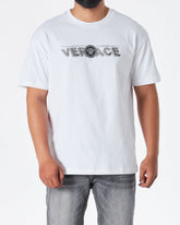 MOI OUTFIT-VS Rhinestone Printed Men T-Shirt 54.90