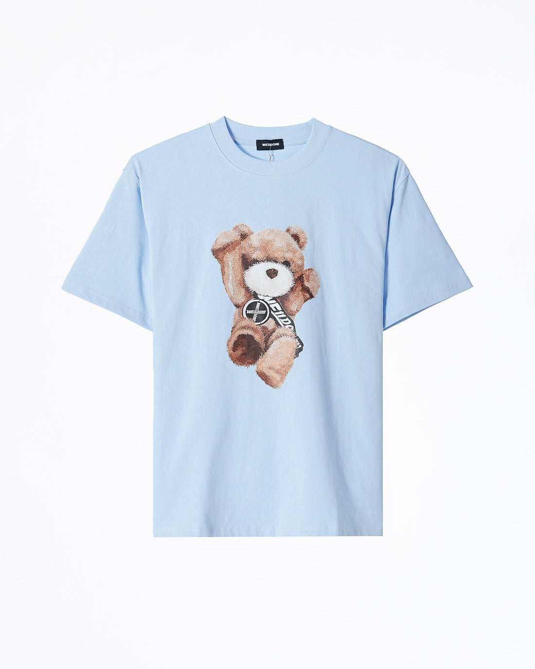 MOI OUTFIT-WE1 Teddy Bear Unisex Blue T-Shirt 24.90