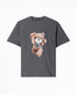 MOI OUTFIT-WE1 Teddy Bear Unisex Grey T-Shirt 24.90